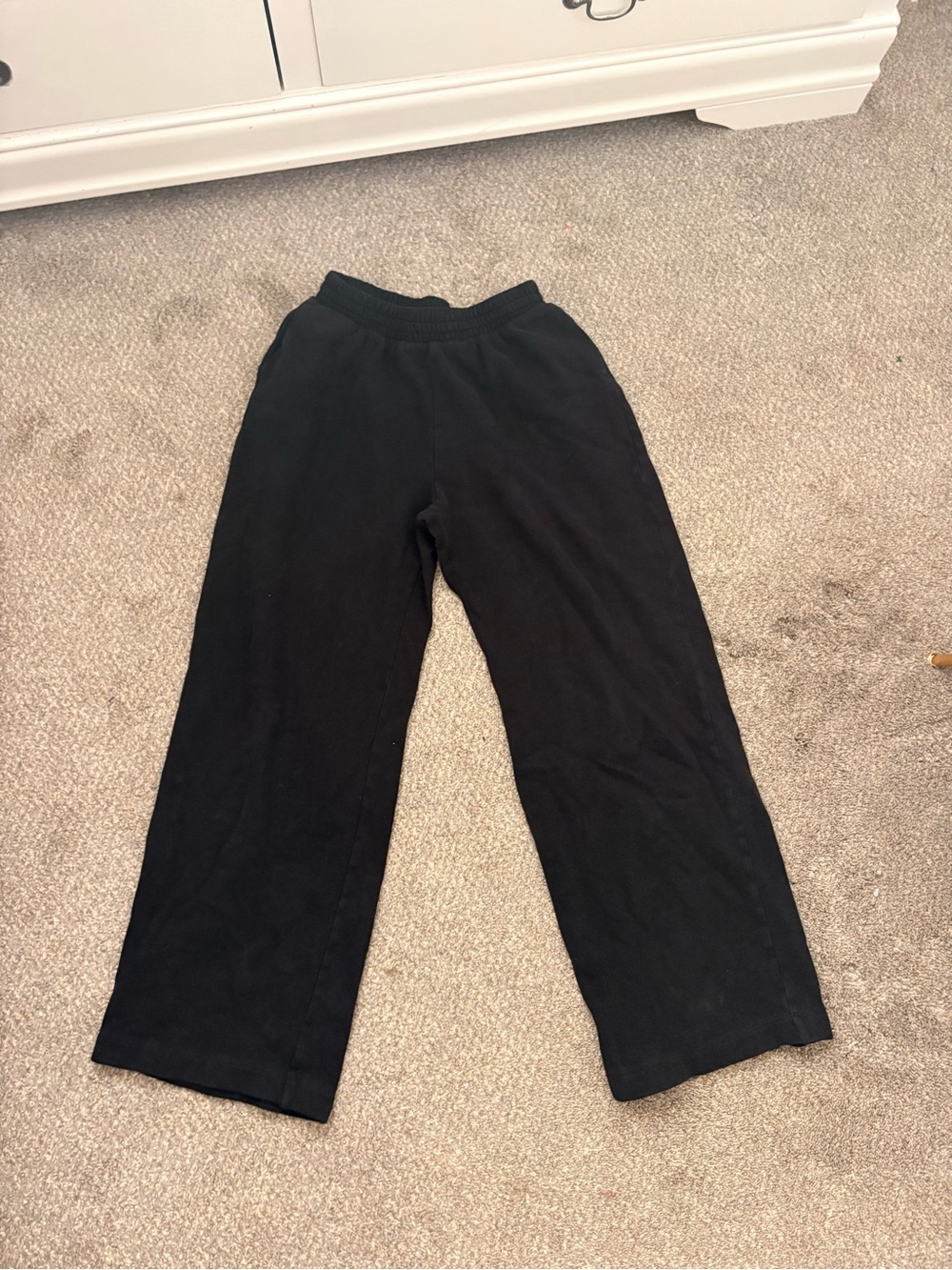 Old Navy Black Fleece Jogger Pants